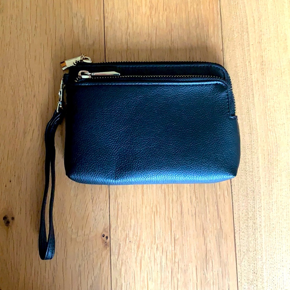 Black and Gold Wristlet